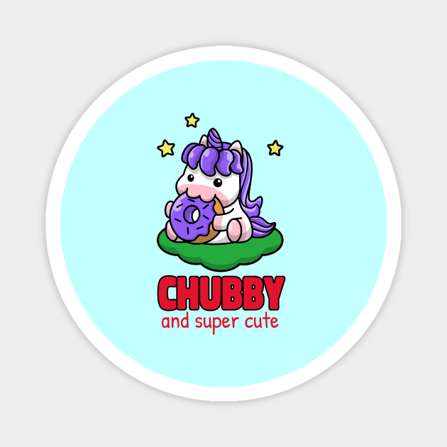 Chubby And Super Cute | Cute Baby Magnet by KidsKingdom